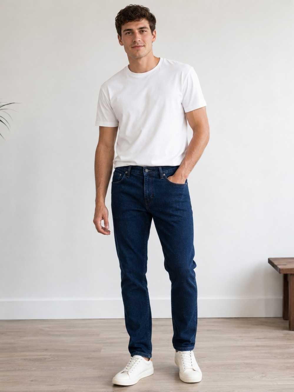 NEUW Iggy Skinny Men’s Jeans Dark Blue Size 32x32 Utility Ring